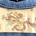 Re-done jean jacket one of a kind Plus Size 2X