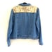 Re-done jean jacket one of a kind Plus Size 2X