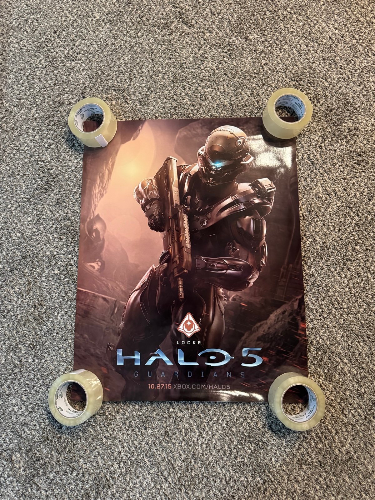 Halo 5 Guardians Litograph Print SDCC 2015 Exclusive Jameson Locke Spartan