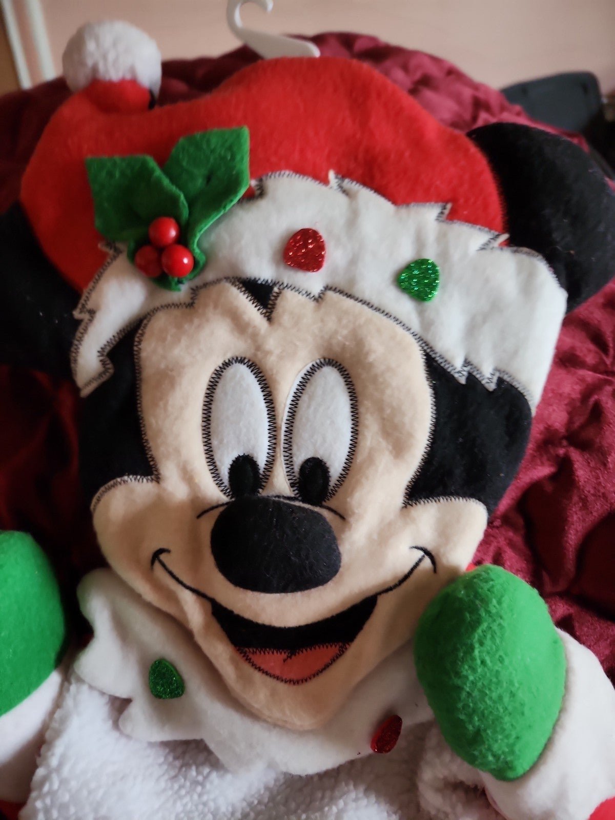 Mickey advent talking stocking