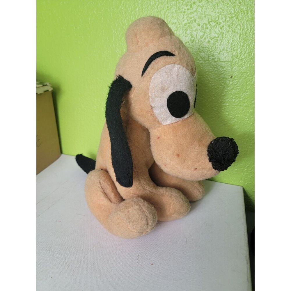 Pluto Walt Disney Characters Plush 13 California Stuffed Toys Vintage 1960s