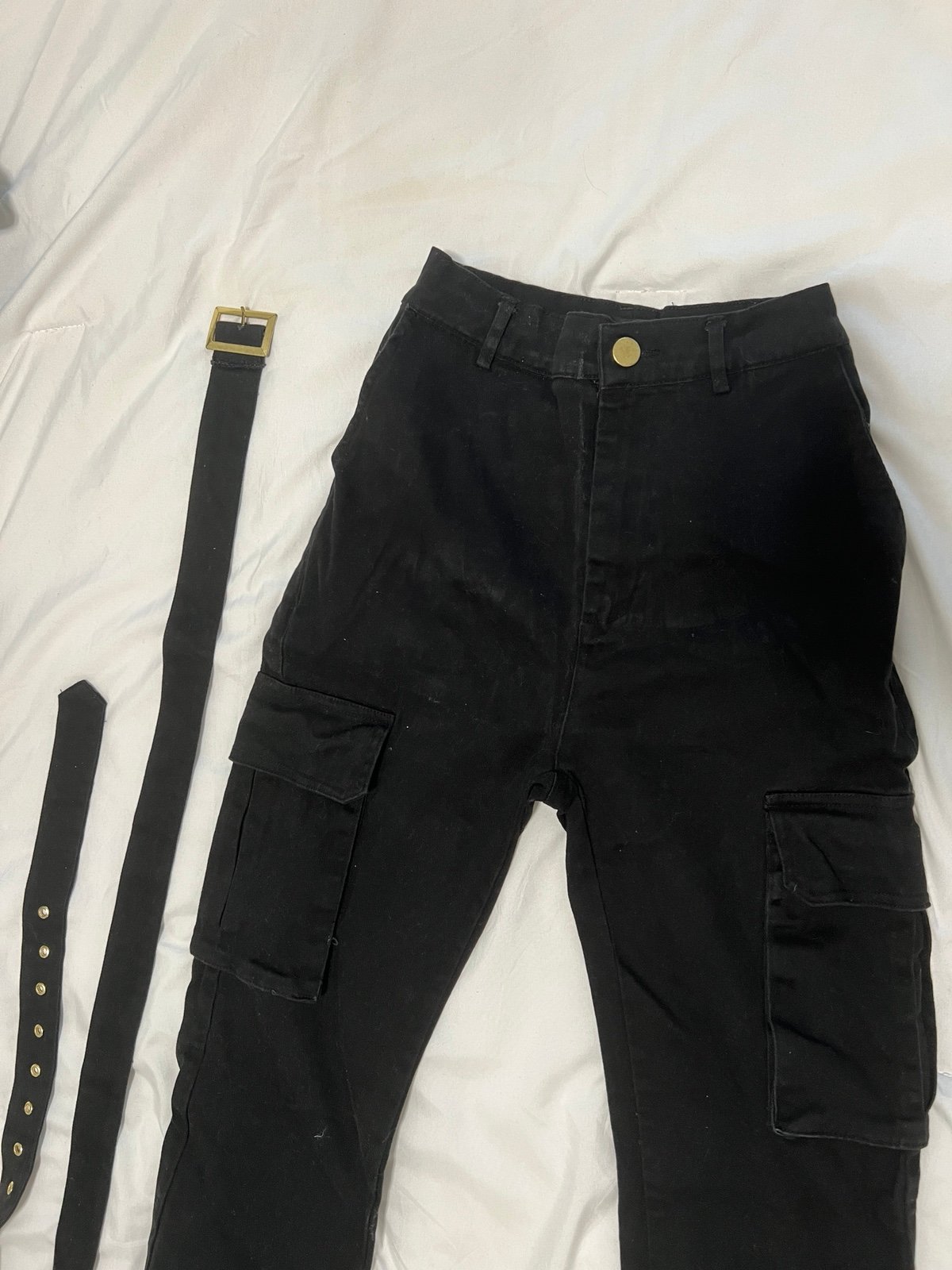 Cargo black pants