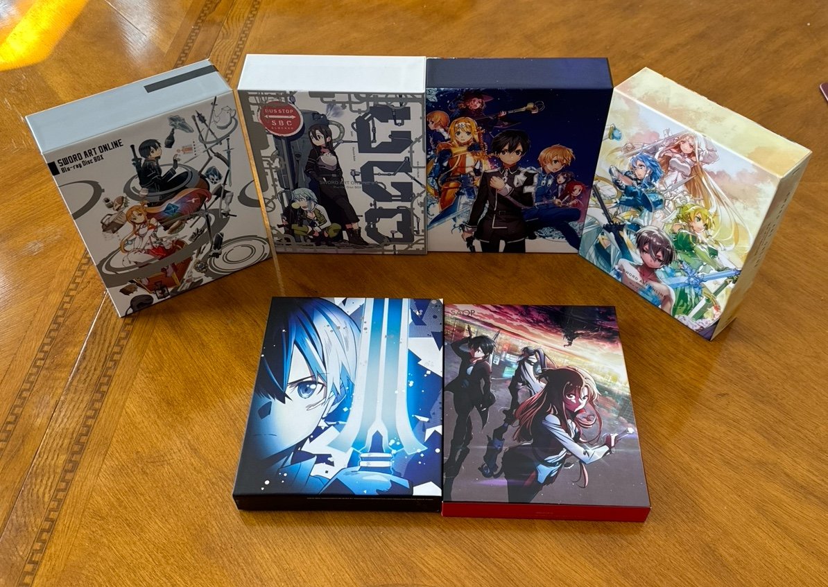 Sword Art Online Blu-ray Box Sets (Complete Series) + Movies