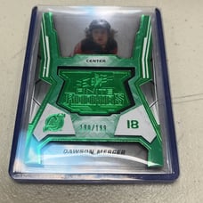 Dawson Mercer Finite Rookies emerald /199 New Jersey Devils