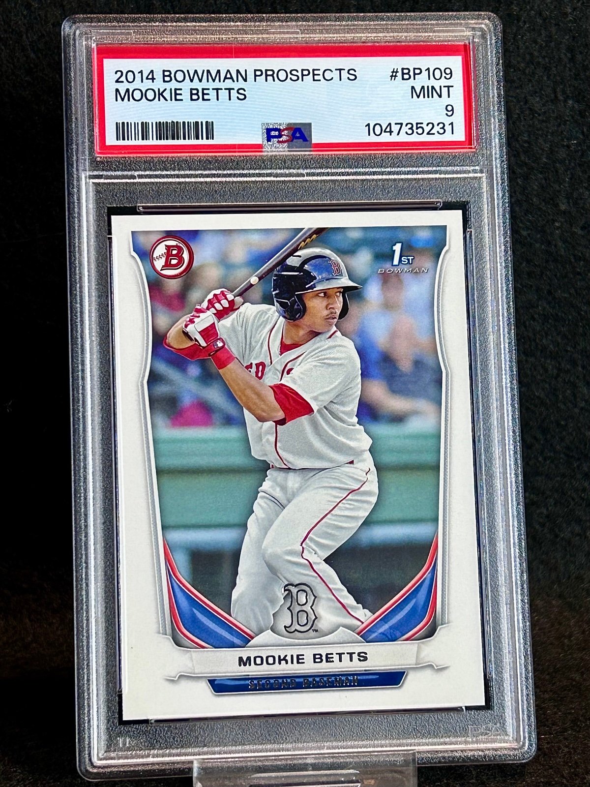 2014 mookie betts Rookie PSA 9