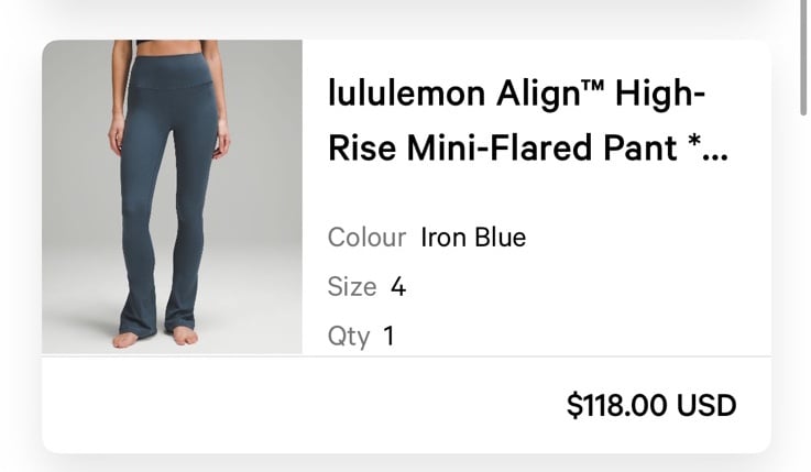 Lululemon Align High-Rise Mini Flared Pant