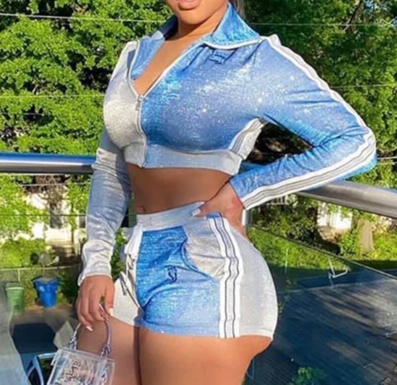 2 piece short set