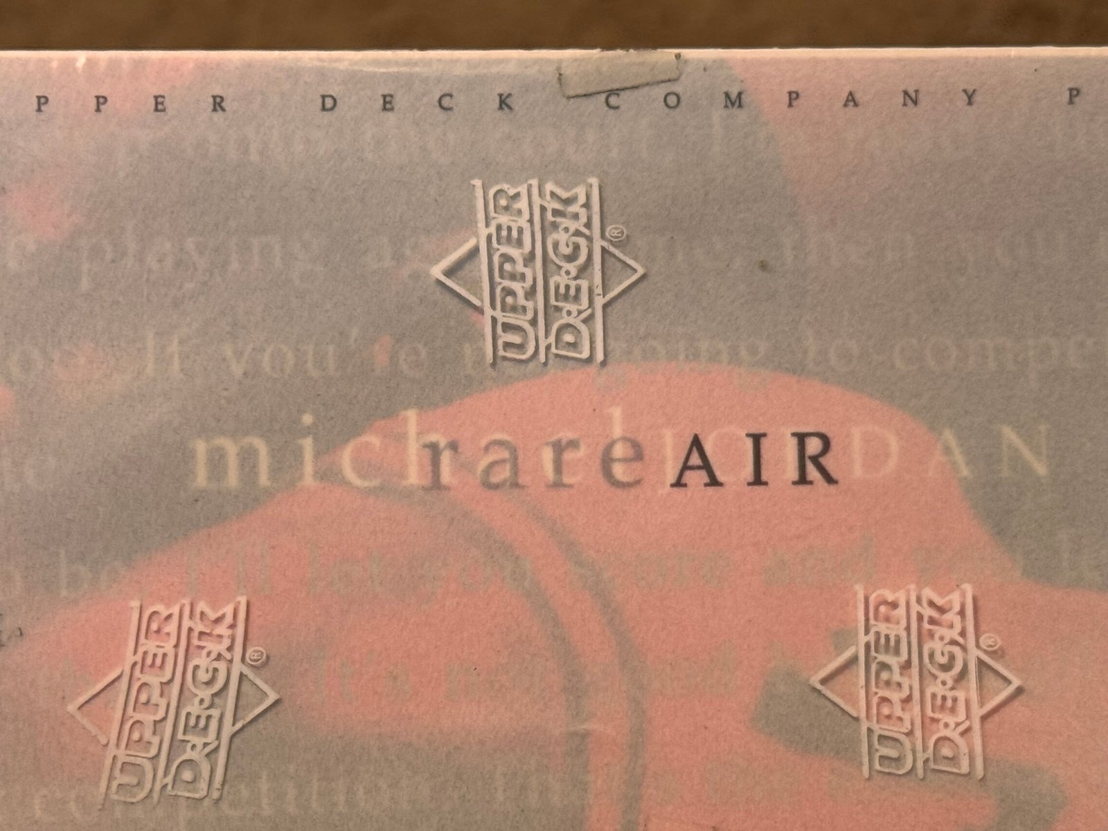 1994 Upper Deck Michael Jordan Rare Air Tribute 90 Card Set Sealed w Menendez 89