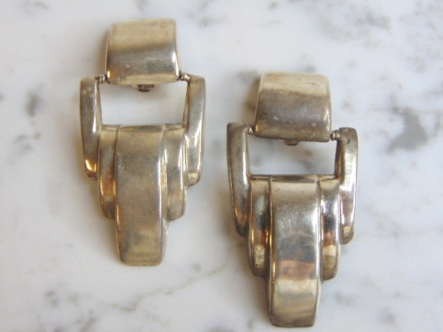 Sterling Silver Clip On Earrings E5129