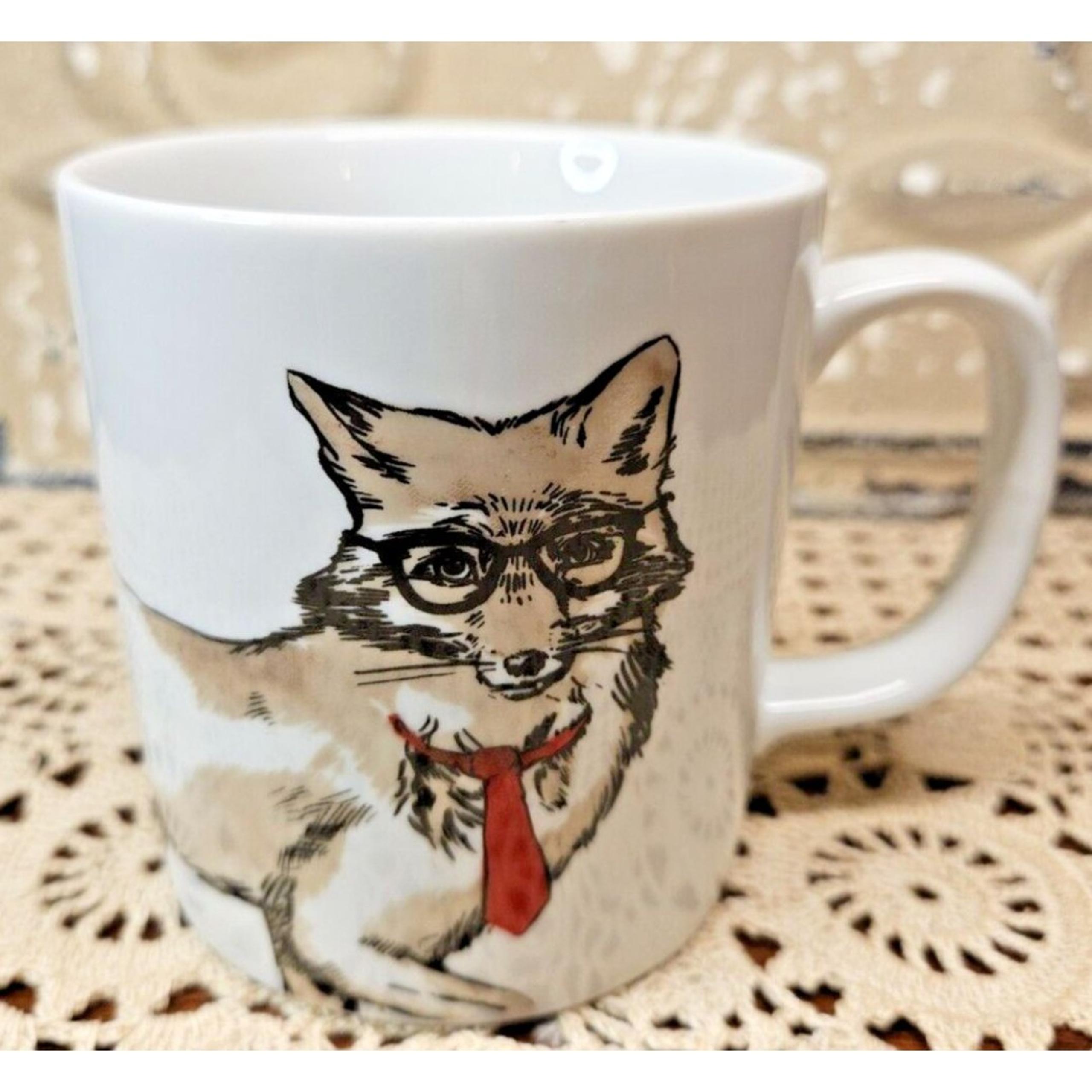by Macy's Anthropomorphic Dapper Gentleman in a Tie Fox Coffee Mug - The Cellar