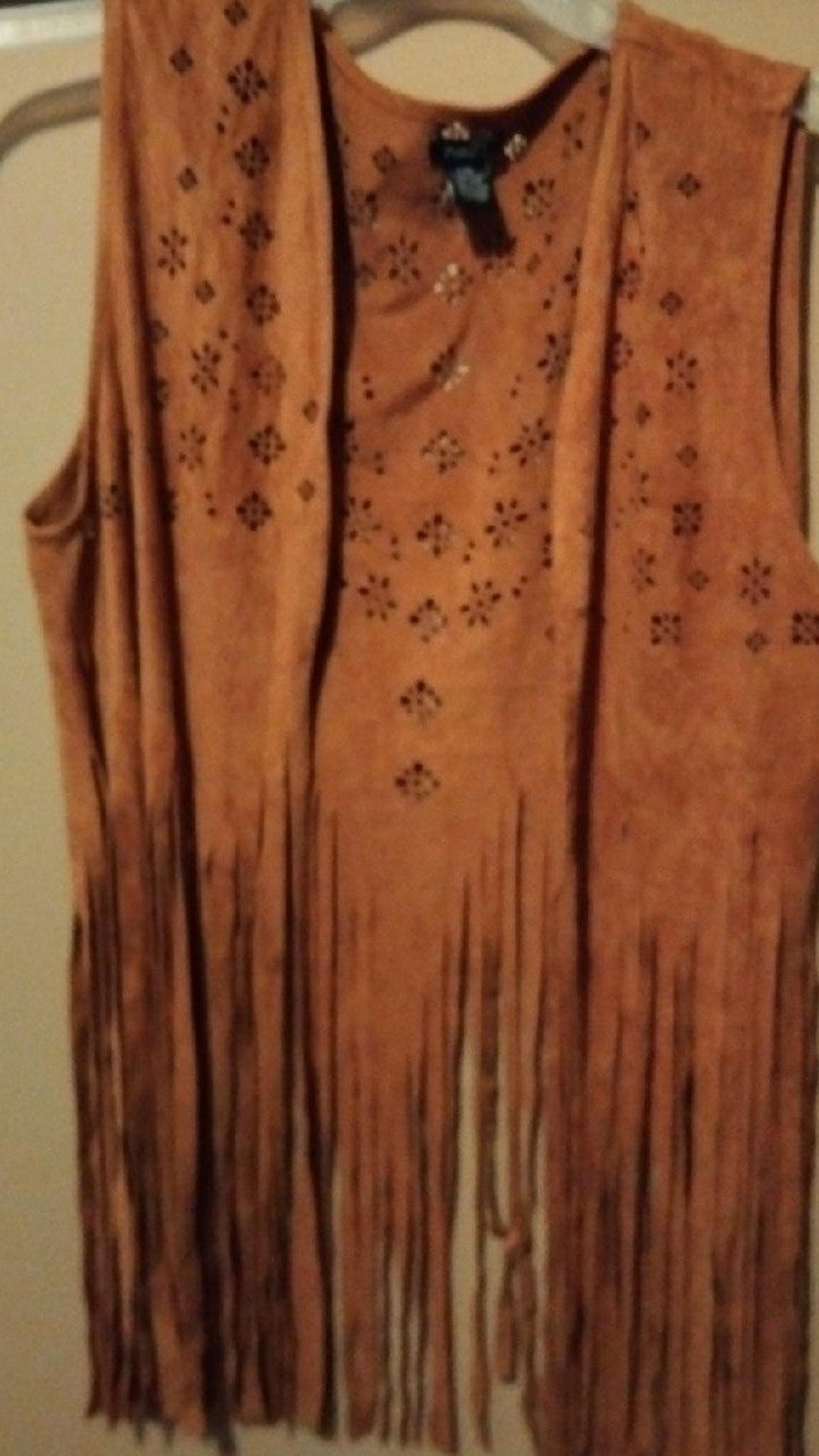 Suede vest