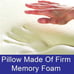 Memory Foam Cervical Neck Pillow, Round