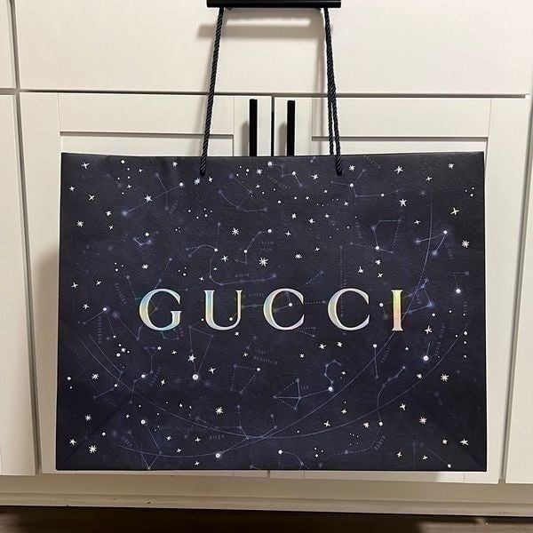 Gucci Authentic 2022 Equilibrium Navy & Light Blue 'Cosmogonie' Constellation Me