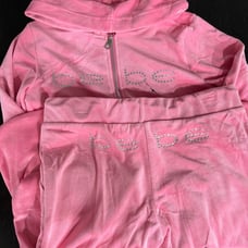 Bebe velour tracksuit