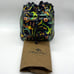 Patricia Nash Navy Blue Birds of Paradise Convertible Drawstring Bucket Bag