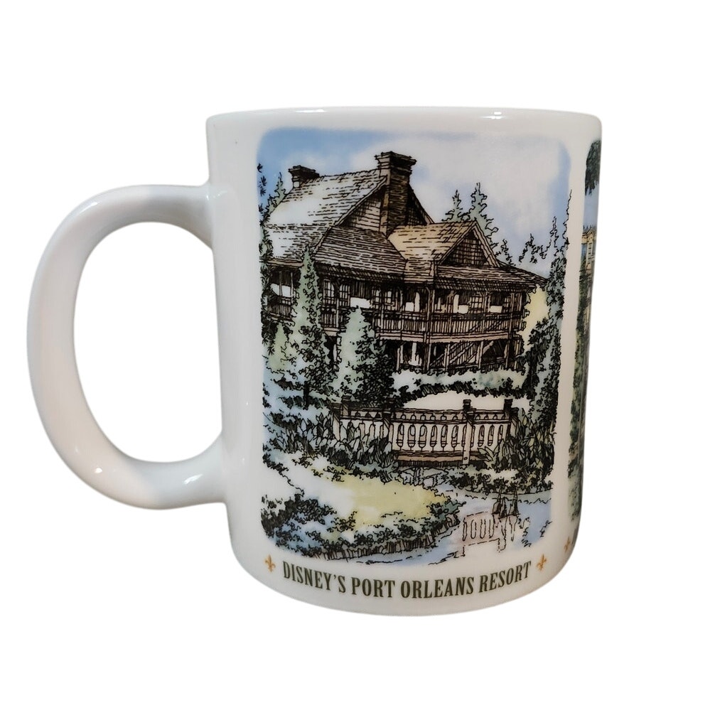 Disney Port Orleans Resort X-Large Coffee MUG French Quarter Riverside