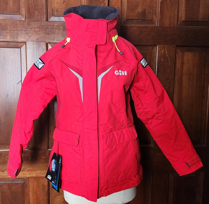 Gill Marine Womans Coastal Performance Jacket - Size 6 - Red - Powerboating