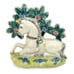 Vintage Staffordshire England Unicorn Horse Figurine Hand Painted
