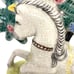 Vintage Staffordshire England Unicorn Horse Figurine Hand Painted