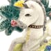 Vintage Staffordshire England Unicorn Horse Figurine Hand Painted
