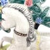 Vintage Staffordshire England Unicorn Horse Figurine Hand Painted