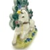 Vintage Staffordshire England Unicorn Horse Figurine Hand Painted