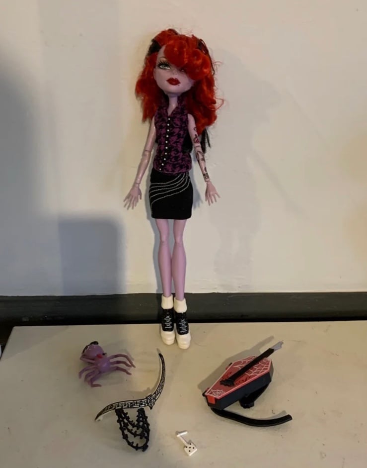 Monster High Doll Operetta First Wave with Pet Spider