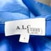 ALC Blakely Satin Maxi Dress Blue Side Cutouts Smocked Sleeveless Sz 6