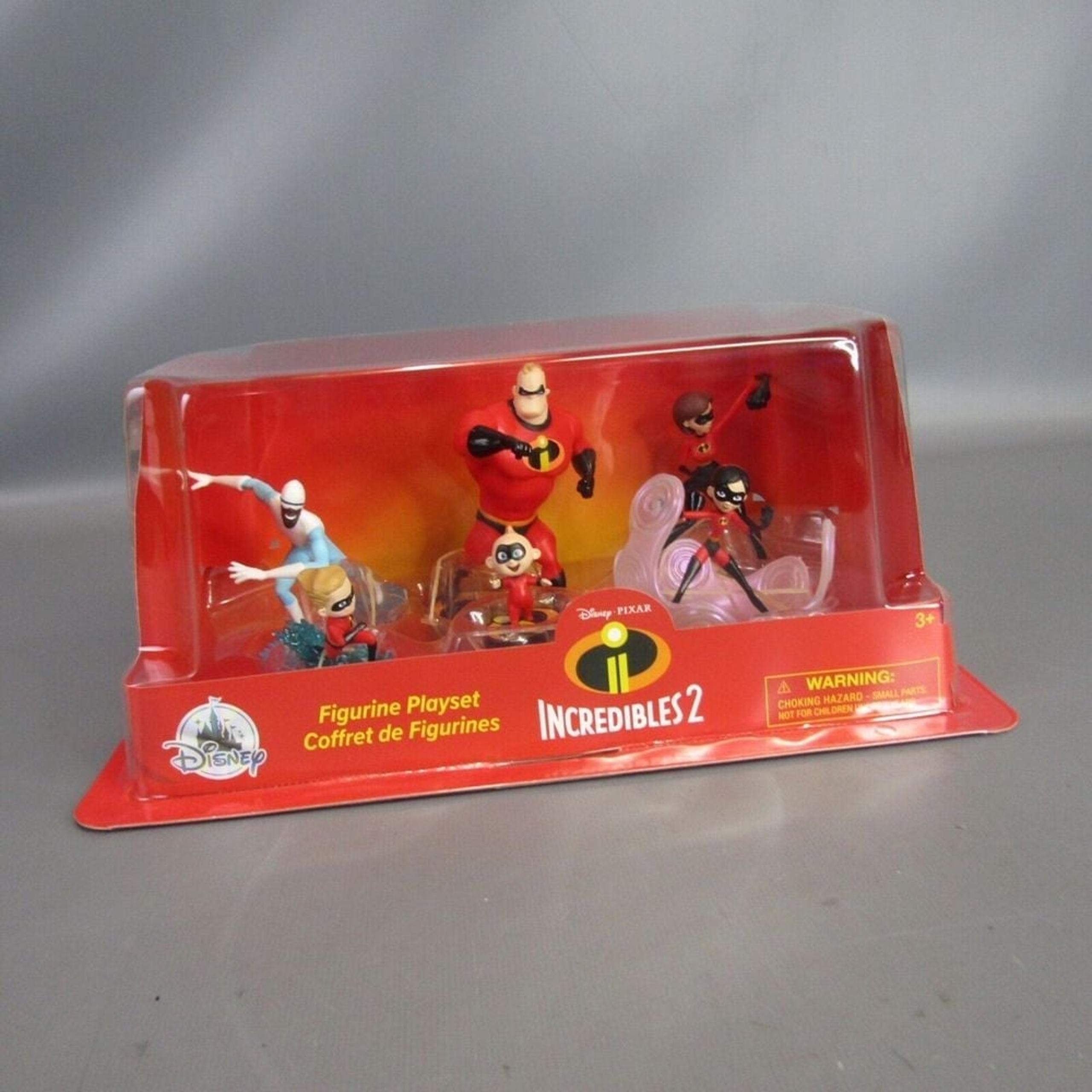 Incredibles 2 Figurine Playset NEW Disney Pixar Set of 6 Action Figures Toys