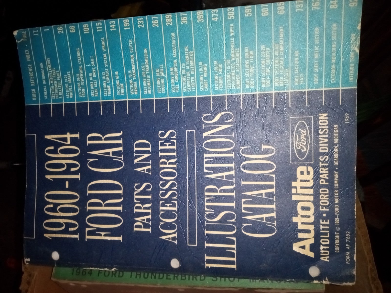 Vintage car and shop manuals