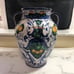 Vintage Italian Pottery Vase With Flaws 9.50”
