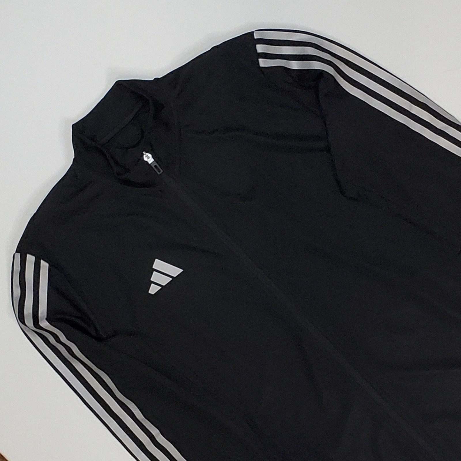 Adidas Tiro TR Referee Full Zip Soccer Jacket Pockets Mens Size L Black HS1032