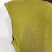 Vintage 1960s Leslie Fay Knits Chartruese Green Sleeveless Top & Jacket Set