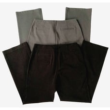 Eileen Fisher Bootcut Pants Sz Small Trousers Viscose Blend Grey Black Lot of 2