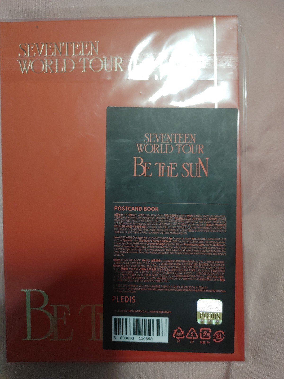 Seventeen World Tour Be the Sun postcard book