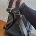 KARLA HANSON BLACK WOVEN BACKPACK - BNWT