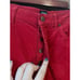 Urban Outfitters BDG Women's High Rise Slim Straight Leg Corduroy Pants Red 30