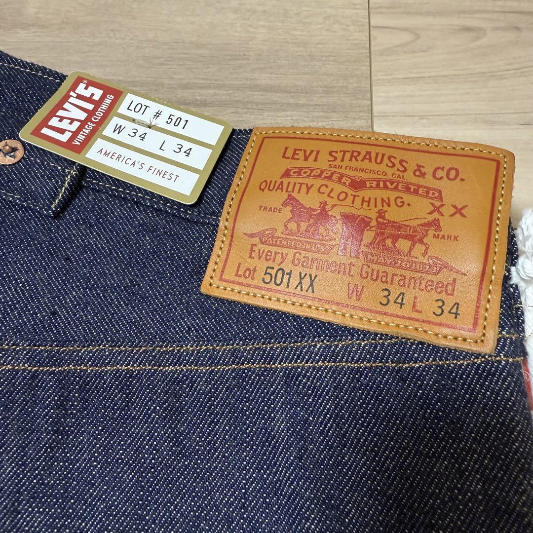 格安販売の 1922 501XX LVC セルビッチデニム Levi's L34 W34