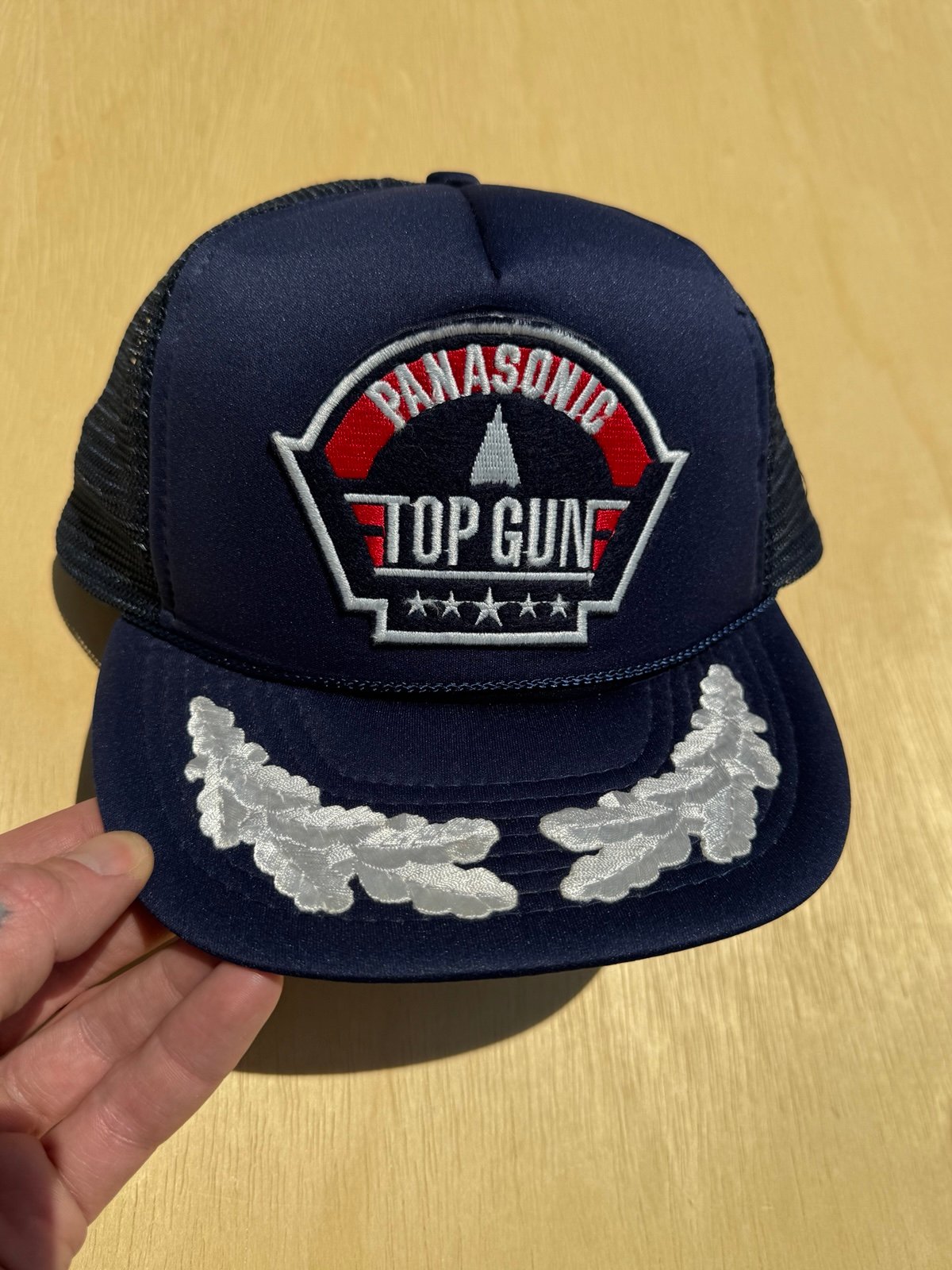 Panasonic Top Gun Vintage 80’s Tom Cruise Movie Promo Military Trucker Hat