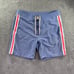 Faherty Boardshorts Mens 33 Classic Swim Trunks Stripe 70s Surf Drawstring Beach