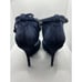 Vintage YSL Navy Blue Suede Stilettos