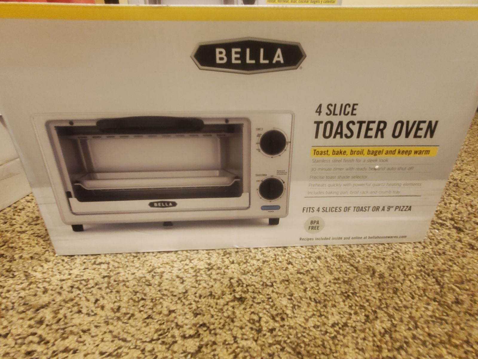 Bella toaster oven