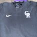 Nike Authentic Colorado Rockies MLB Team Training Baseball Pullover Jersey M