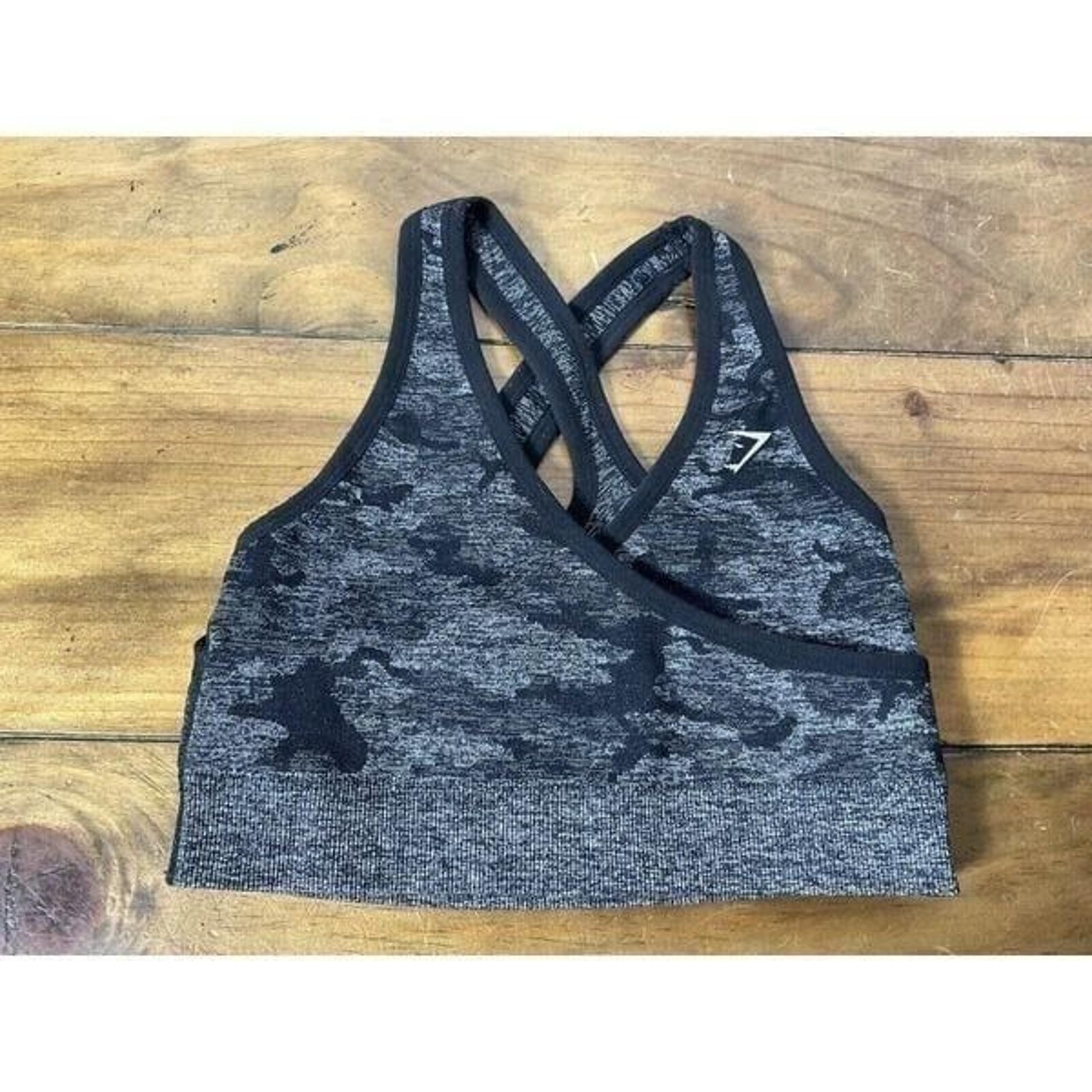 Gymshark Adapt Camo Seamless Sports Bra Active Gym Workout Women’s Size XS