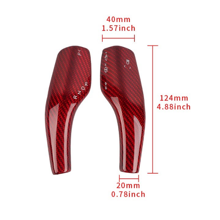 NEW Tesla Model 3 & Y Real Carbon Fiber Steering Wheel Paddle Shift Trim Cover