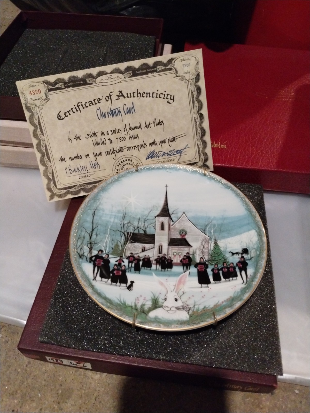 Christmas Carol 1989 by P. Buckley Moss