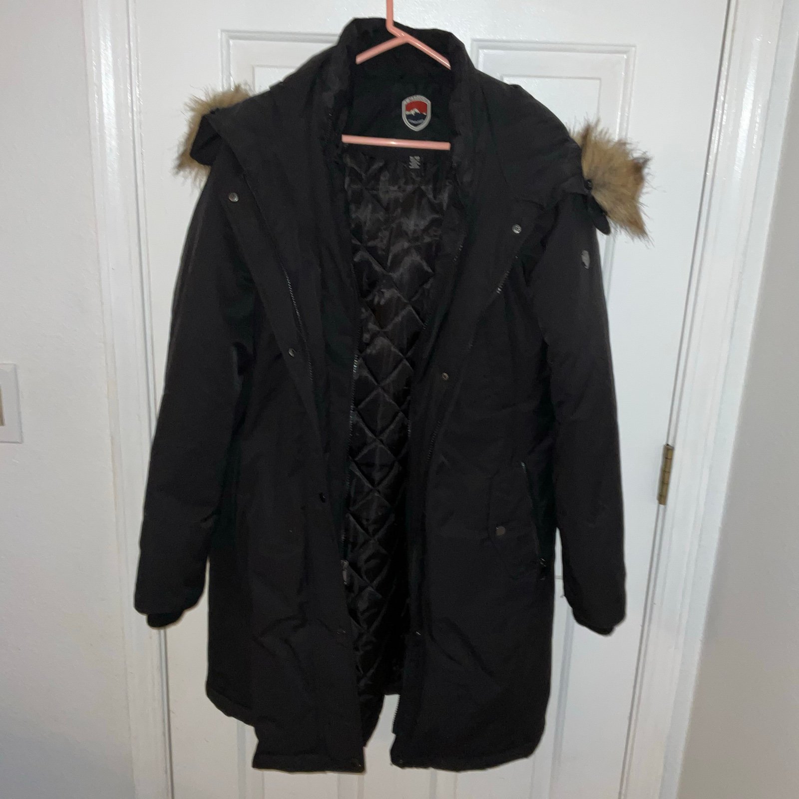 1 Madison Expedition Black Puffy Women’s Jacket Coat Size XLarge