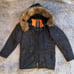Alpha Industries Black Size XL Parka - **NEEDS NEW ZIPPER**