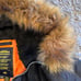 Alpha Industries Black Size XL Parka - **NEEDS NEW ZIPPER**