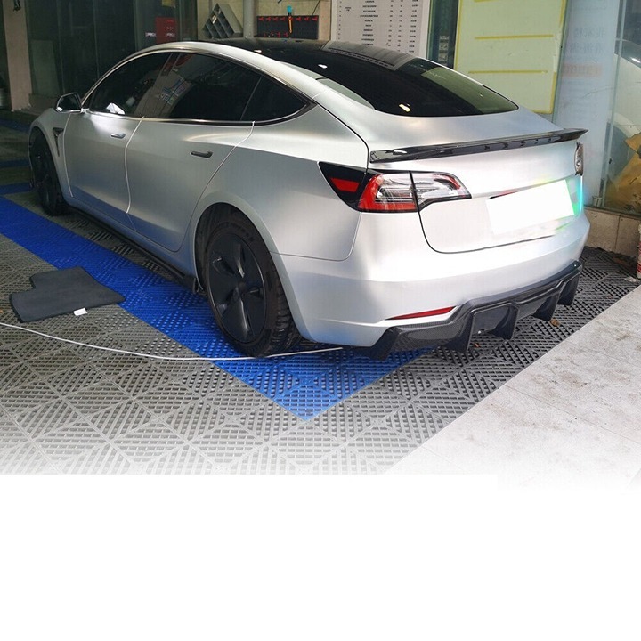Brand New Tesla Model 3 2017-2023 Rear Lower Bumper Diffuser Real Carbon Fiber